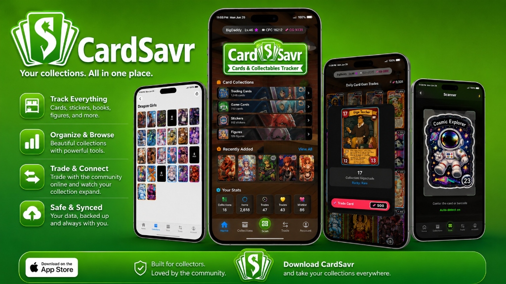 CardSavr app shown across several iPhones